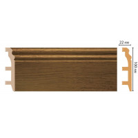 Цветной напольный плинтус Decomaster D232-88 ШК/14 (100*22*2400 мм)